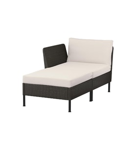 Bahçe Uzanma Koltuğu, Koyu Gri, 89 cm, Frösön-Duvholmen Bej, 1+1 Kişilik