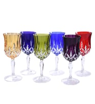 Decorium Kırmızı Şarap Kadehi 6 Prc Crıstallıne M03605