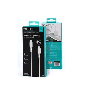 Tonex MA73 Type-c To Lightning PD MA73  Usb Data Kablo - 20 Adet (Beyaz)