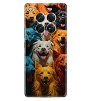 Infinix Zero 40 5G Kılıf Boutique Baskılı Resimli Köpekçikler Pcode -026