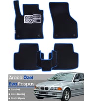 BMW 3 SERİSİ E46 (1997-2006) Uyumlu EVA Paspas Tam Set–Araca Özel,Su Geçirmez,Kolay Montaj