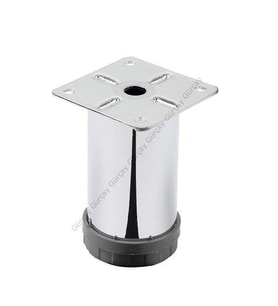 Metal Mobilya Ayağı Krom Çap 42mm - 8cm (4 Adet)