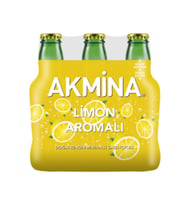 Akmina Limon Aromalı Maden Suyu 6X200 Ml