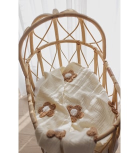 4 Kat Müslin Teddy Papatya Battaniye