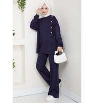 Çıtçıt Detaylı Oysho İkili Takım 1624 - Lacivert