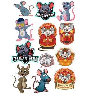 Fae Sticker Set-3 13 Parça Telefon, Tablet, Defter, Laptop Sticker
