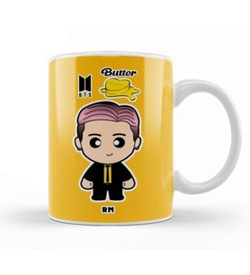 Bts Rm Butter Version in Minime Style Kupa Bardak Porselen