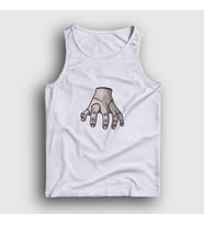 Presmono Unisex Beyaz The Thing Wednesday Addams Family Addams Ailesi Atlet 366088tt (Beyaz)
