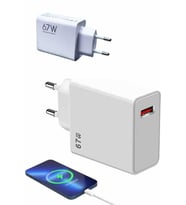 67W Hızlı Şarj Yüksek Voltaj Korumalı Type C Şarj Adaptörü