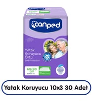 Canped Yatak Koruyucu Örtü 10x3 30 Adet