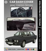 BMW E28 5 SERİSİ (1981-1988) Torpido Örtüsü Ön Göğüs Koruma Torpido Koruma Tam Uyum Çatlamayı Önler