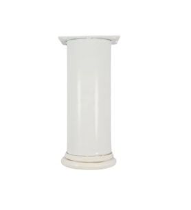 40 LIK 20 CM BEYAZ METAL YUVARLAK AYAK ( 4 ADET ) (Bordo)