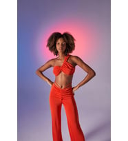 Beatrice Crop Turuncu