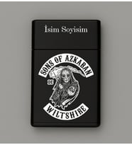 Sons of Azkaban Desenli Metal Tabaka – Kişiye Özel İsimli Hediyelik