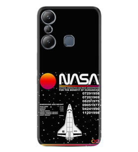 Infınix Hot 20i Kılıf Resimli Desenli Baskılı Silikon Nasa 2 1407