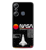 Infınix Hot 20i Kılıf Resimli Desenli Baskılı Silikon Nasa 2 1407