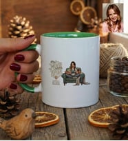 Kişiye Özel Karikatürlü Movie Lover Kupa Bardak Doğum Günü Hediyesi