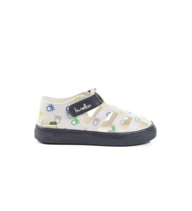 United Colors Of Benetton Lacivert Cırtlı Kız Çocuk Sandalet BN-1410 P