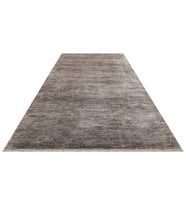 Makine Kaymaz Yıkanabilir Antrasit Modern Viskon Salon Mutfak Halısı Koridor Halısı Yolluk lug plain d.