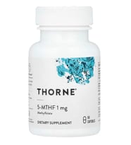 Thorne (Ösg Özel Sporcu Gıdaları) 5-MTHF, 1 mg, 60 Capsules.Orj Usa.