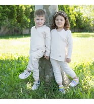 Müslin Bebek Takımı Bağcıklı Model