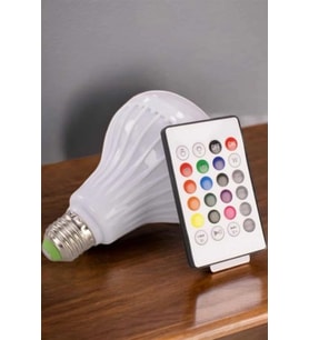Kablosuz Bluetooth Hoparlör Led Lamba