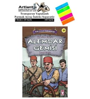 Alemdar Gemisi İsmail Bilgin 95 Sayfa Karton Kapak 1 Adet Fosforlu Transparan Kitap Ayraç 1 Paket (Siyah)