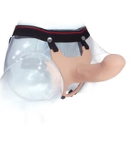 Lilitu Shop 17 cm Oxford Belden Bağlamalı İçi Boş Protez Penis