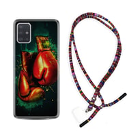 Samsung a71 A72 A73 A7 A9 2018 C7 C9 Kılıf Boyun Asklı Rasta Silikon Boks Eldiveni 1763