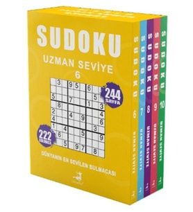 Sudoku Uzman Seviye 5 Kitap Set