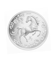 AgaKulche Çin Takvimi At Yılı 2026 Gümüş Sikke Coin