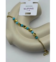 Xuping Gold Mavi Boncuk Bileklik 25 -xpb22