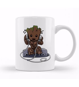 Baby Groot Walkman Kupa Bardak Porselen