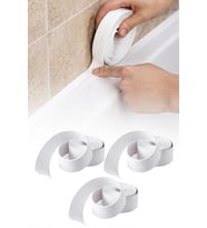 3'lü Su Sızdırmaz Lavabo Küvet Kenar Bandı Yapışkanlı Banyo Mutfak Sızdırmaz Bant 3 m