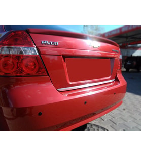 Chevrolet Aveo Sedan Formlu Krom Bagaj Alt Çıtası 2006-2011