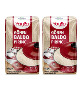 Yayla Bakliyat Gönen Baldo Pirinç 1 kg x 2 Adet