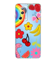 PrintiFy Xiaomi Mi 13 Lite ile Uyumlu Water Color 5  Kamera Korumalı Şeffaf  Kılıf