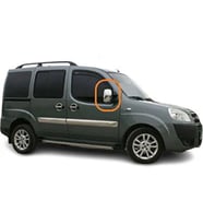 Fiat Doblo Panel Van/lav Ayna Kapağı 2 Parça Abs Krom 2000 2010