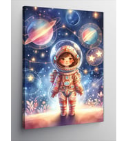 Kanvas Tablo Astronot Çocuk