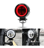 Angel Motosiklet Led Sis Farı 1 Adet Kırmızı 12v Off Road Led Tepe Sis Lambası