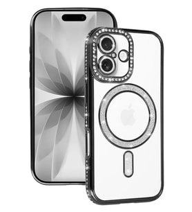 Newface Apple iPhone 17 Joke Simli Magneticsafe Kılıf - Siyah