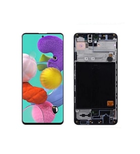 Samsung M51 Çıtalı sm-M515F Dokunmatik Ekran OLED (Siyah)