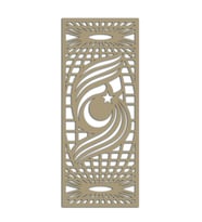 Liar Ahşap Seperatör (Paravan) - KSP199 - (85 x 210 cm) - (18 mm) - (Beyaz) (Renksiz)