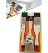 Real Özs Ozs-10149 Kestirme Fırça Set 3 Lü Boya Fırça Seti 1410