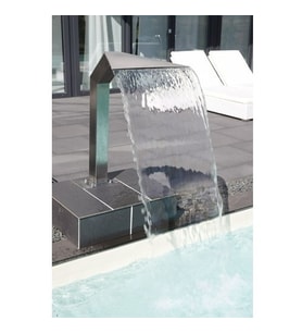DEKOR HAVUZ 600x1000 mm STANDART TİP PASLANMAZ HAVUZ ŞELALE AISI 316 KALİTE