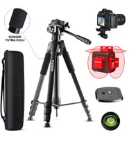 KOBB KBL20T 160CM Su Terazili Profesyonel Alüminyum Lazer Tripod