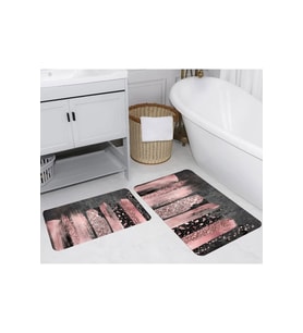 Eliana Home Baskılı 2'li Banyo Paspas Takımı RVG5241