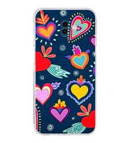 PrintiFy Samsung Galaxy J6+ Plus ile Uyumlu Retro Color 3  Kamera Korumalı Şeffaf  Kılıf