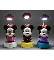 Periboia Mickey Mouse Masa Üstü Lamba USB Şarjlı Model 1 (Karışık)
