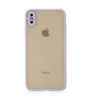 Apple İphone Xs Max Kılıf Montreal Silikon Kapak - Mor